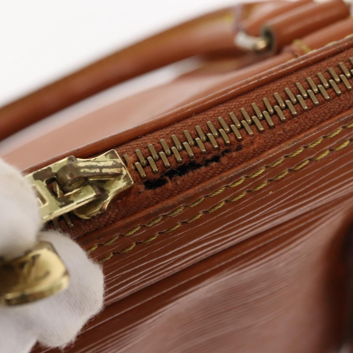 LOUIS VUITTON Epi Porte Documents Voyage Business Bag Brown M54478 Auth bs30327