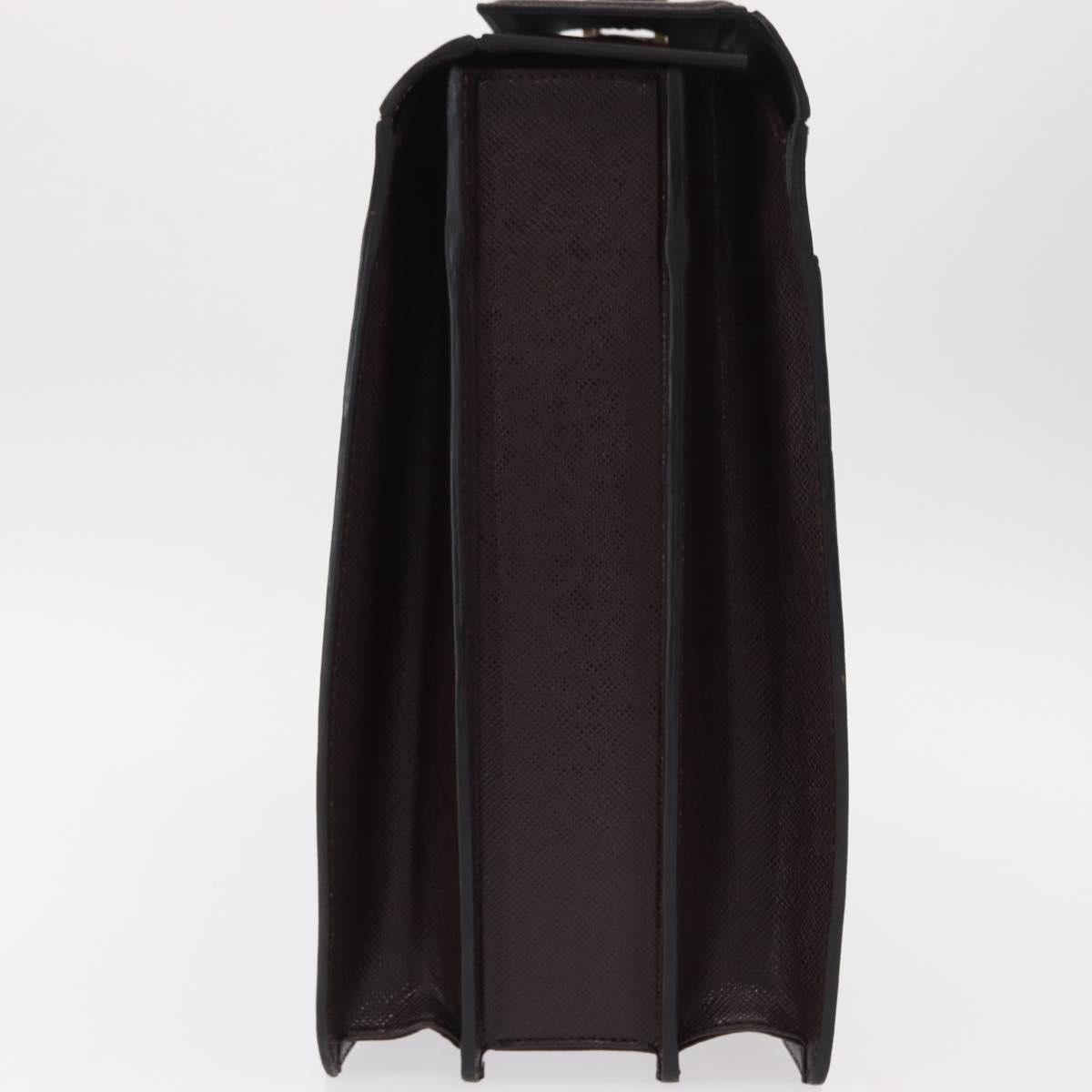 LOUIS VUITTON Taiga Leather Ural Briefcase Acajou M30026 LV Auth bs30328