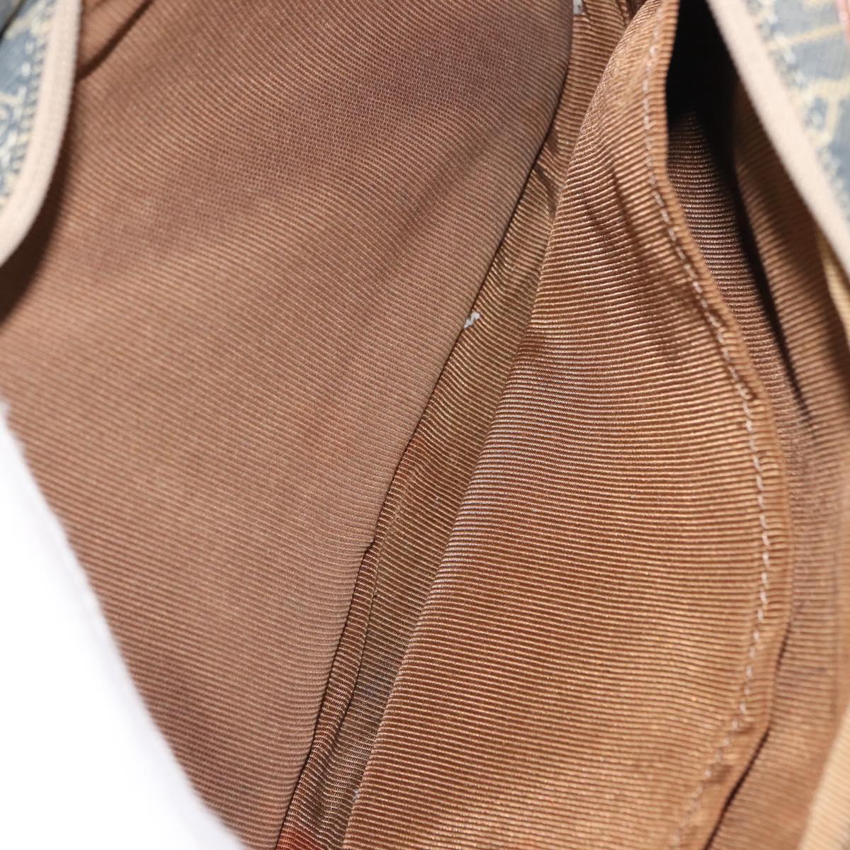 BURBERRY Nova Check Blue Label Hand Bag Denim Blue Auth bs30332