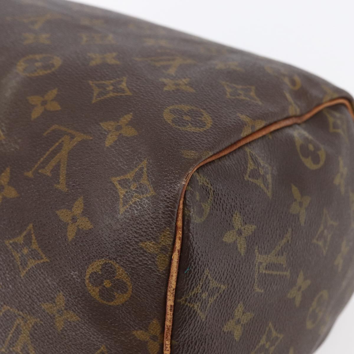 LOUIS VUITTON Monogram Speedy 35 Hand Bag M41524 LV Auth bs30349