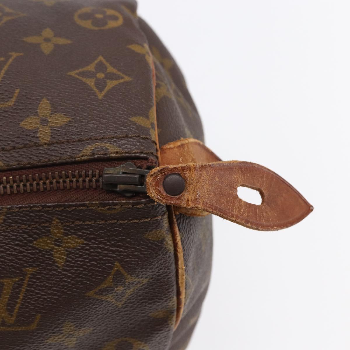 LOUIS VUITTON Monogram Speedy 35 Hand Bag M41524 LV Auth bs30349