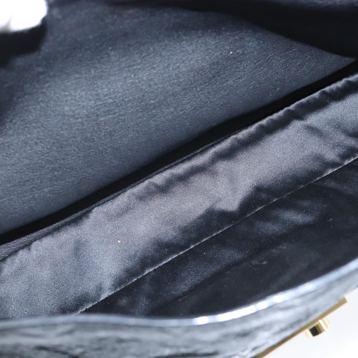LOUIS VUITTON Monogram Mydia Ruber Shoulder Bag Black M40282 LV Auth bs30352