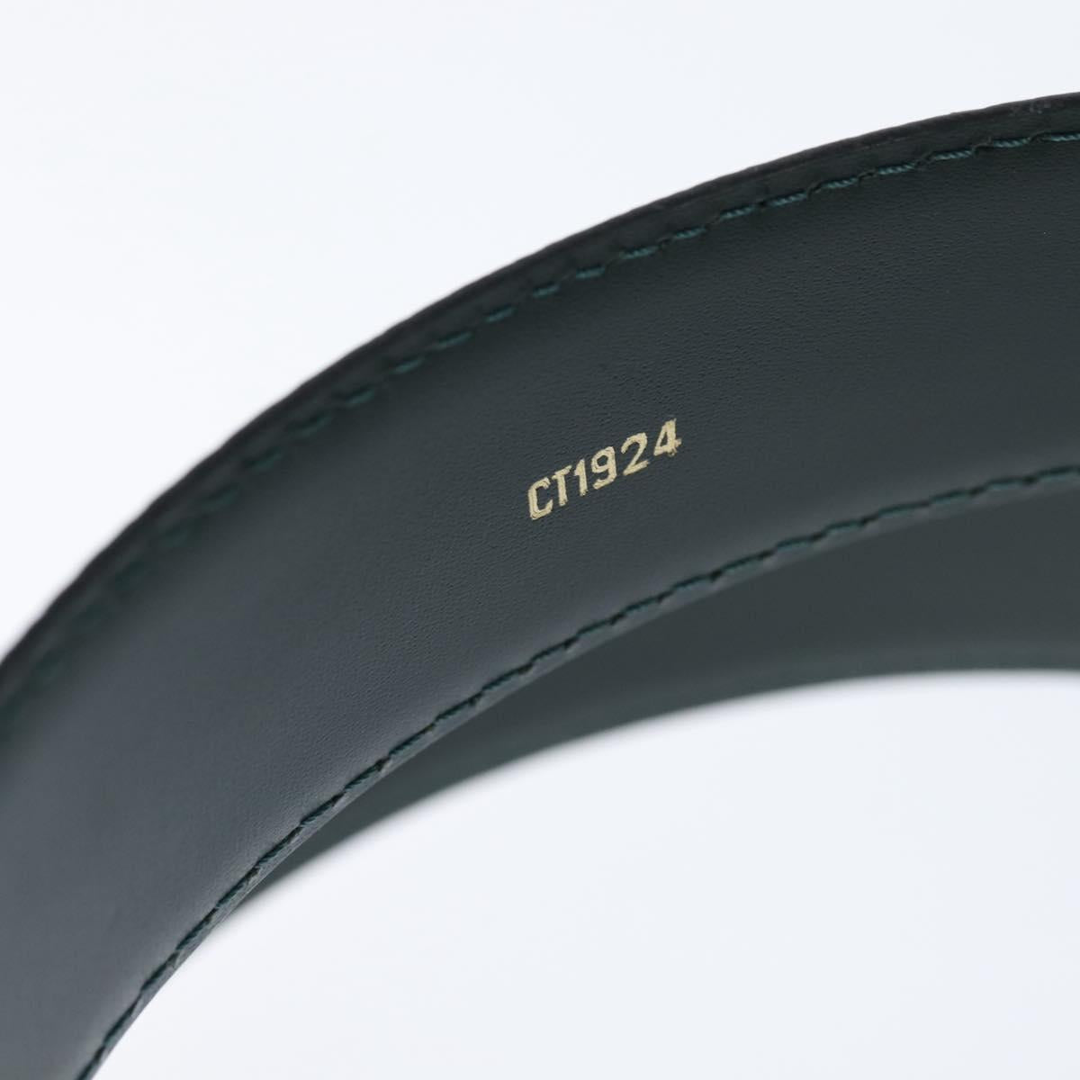 LOUIS VUITTON Taiga Leather Ceinture Classic Belt 41.7"" Epicea LV Auth bs30354