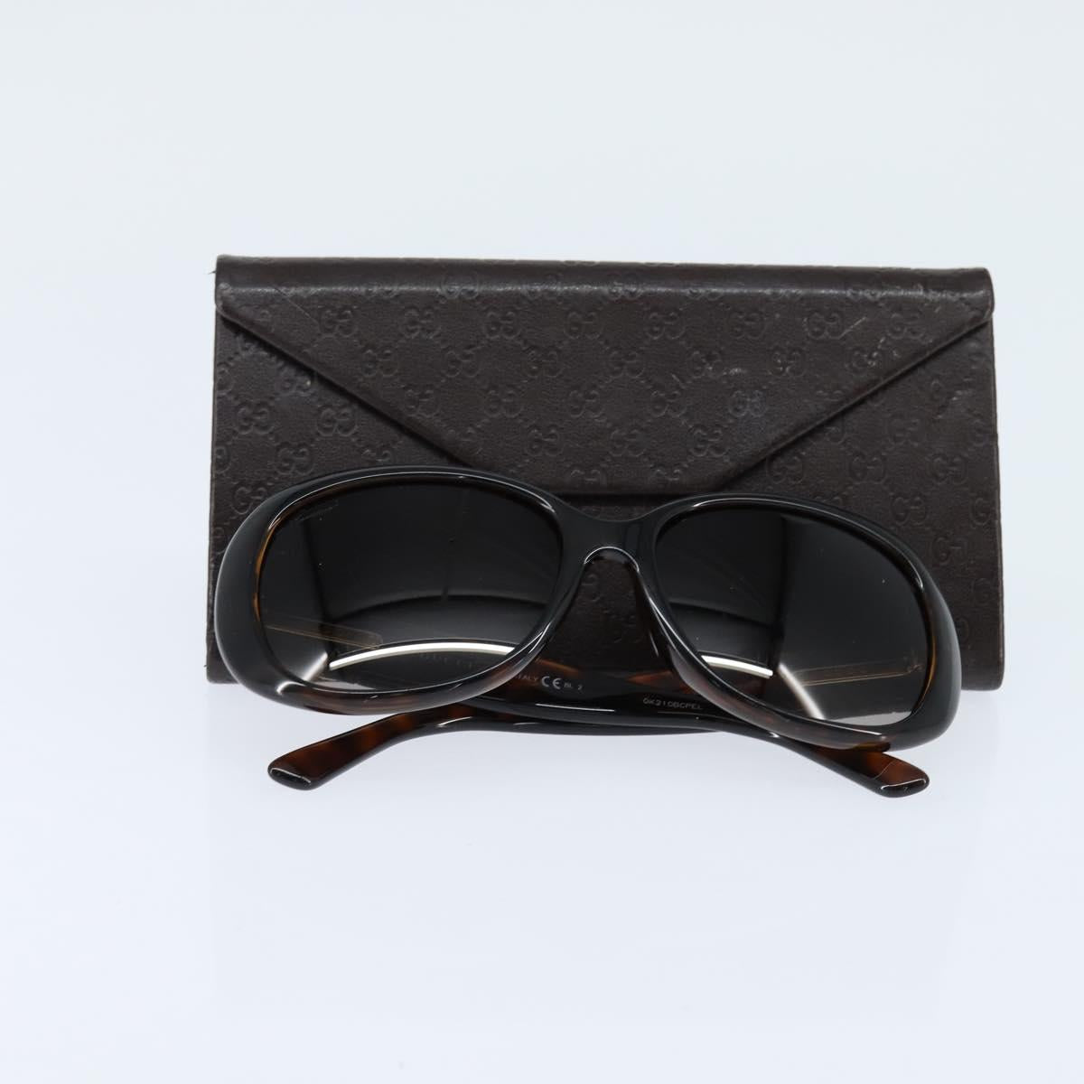 GUCCI Interlocking Sunglasses Brown Auth bs30355