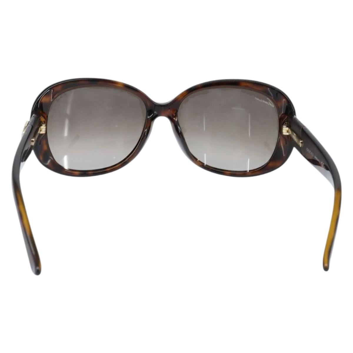 GUCCI Interlocking Sunglasses Brown Auth bs30355