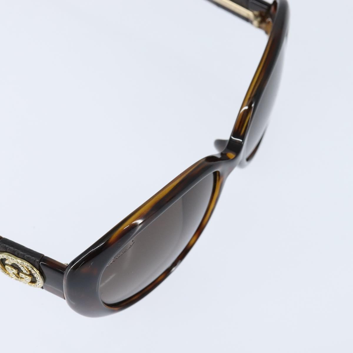 GUCCI Interlocking Sunglasses Brown Auth bs30355