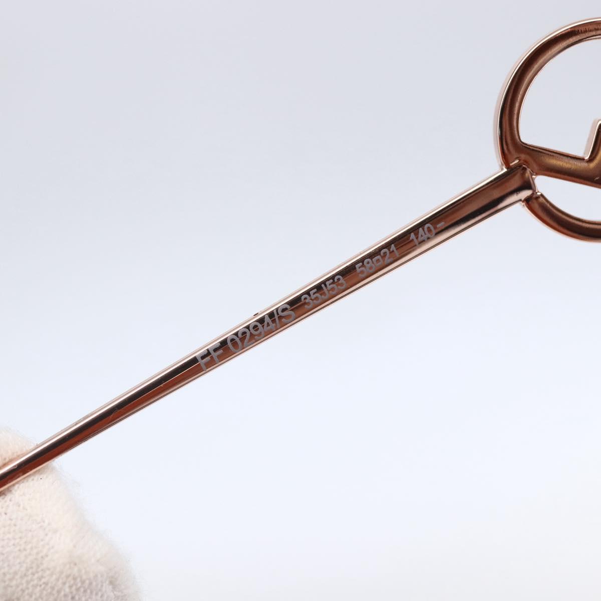 FENDI Sunglasses plastic Pink Auth bs30356