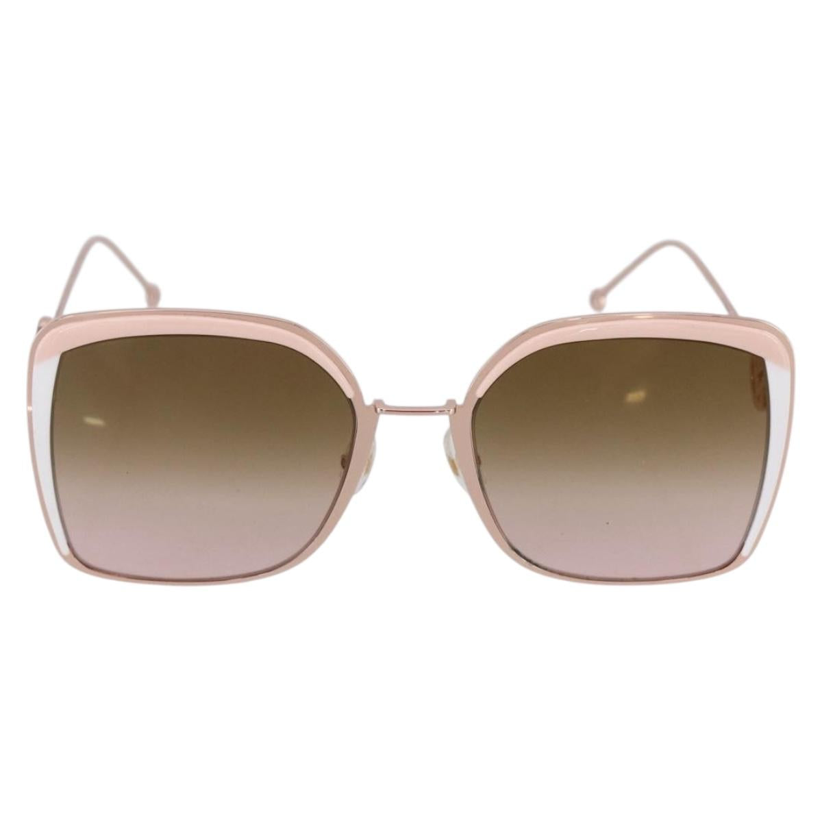 FENDI Sunglasses plastic Pink Auth bs30356