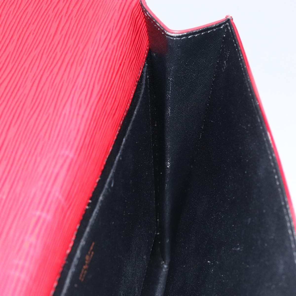 LOUIS VUITTON Epi Jena Clutch Bag Red M52727 LV Auth bs30381