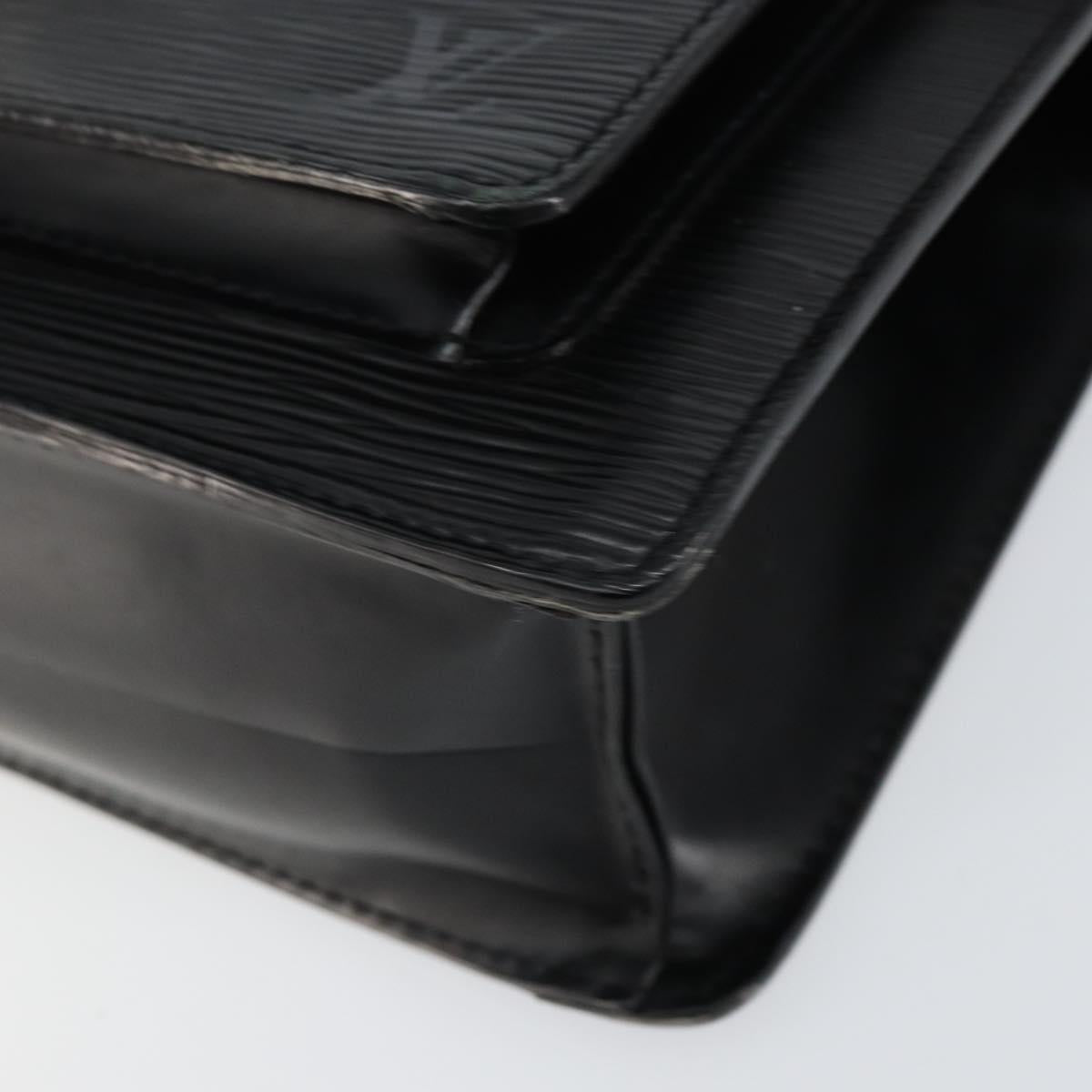 LOUIS VUITTON Epi Monceau 28 Hand Bag Black M52122 LV Auth bs30382