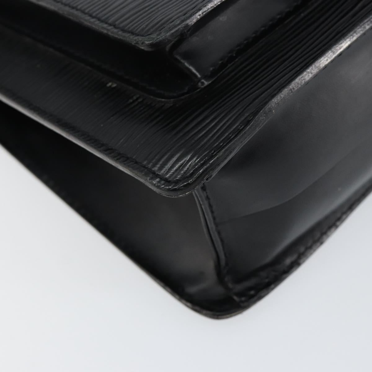 LOUIS VUITTON Epi Monceau 28 Hand Bag Black M52122 LV Auth bs30382