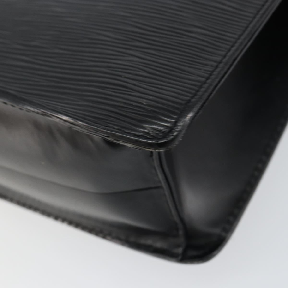 LOUIS VUITTON Epi Monceau 28 Hand Bag Black M52122 LV Auth bs30382