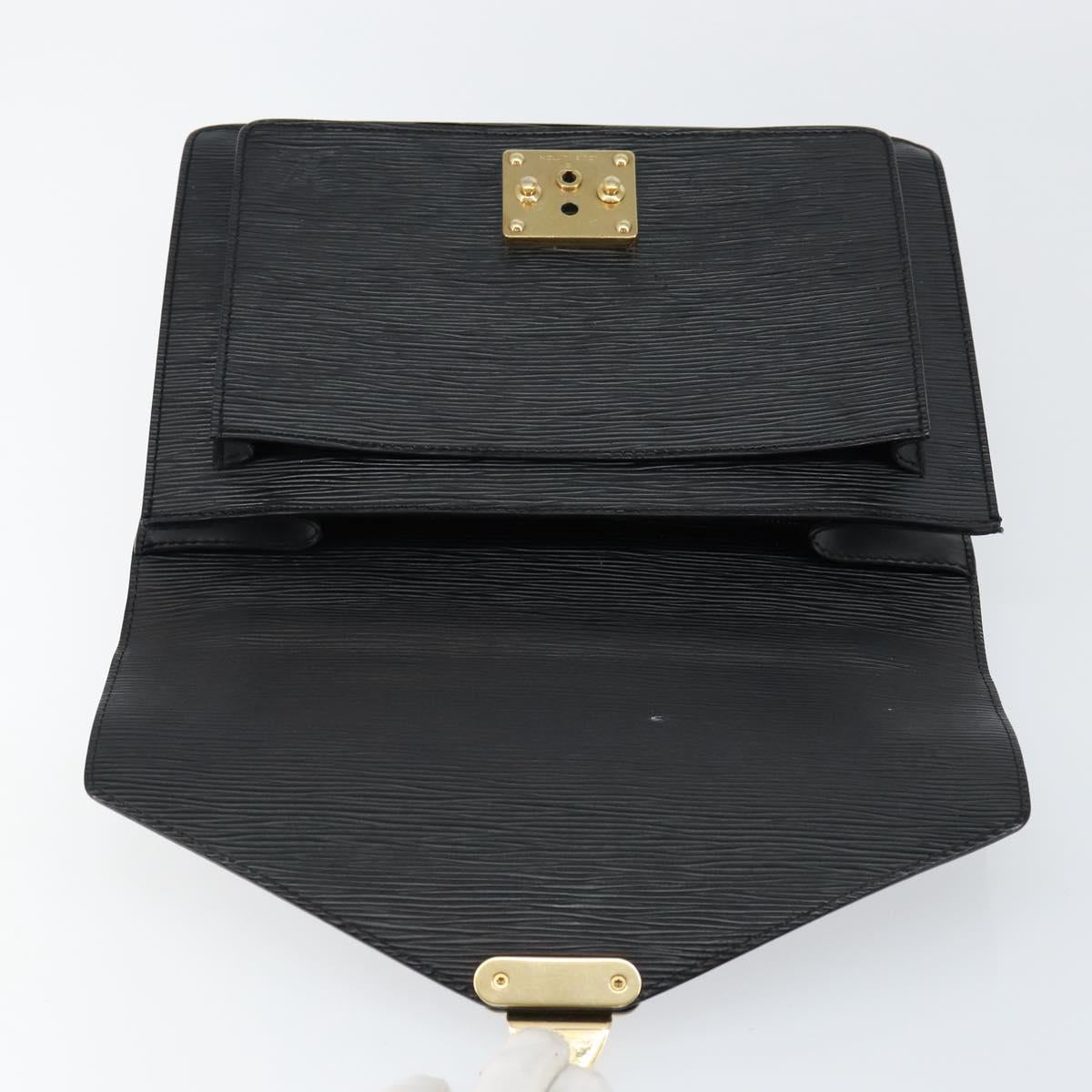 LOUIS VUITTON Epi Monceau 28 Hand Bag Black M52122 LV Auth bs30382