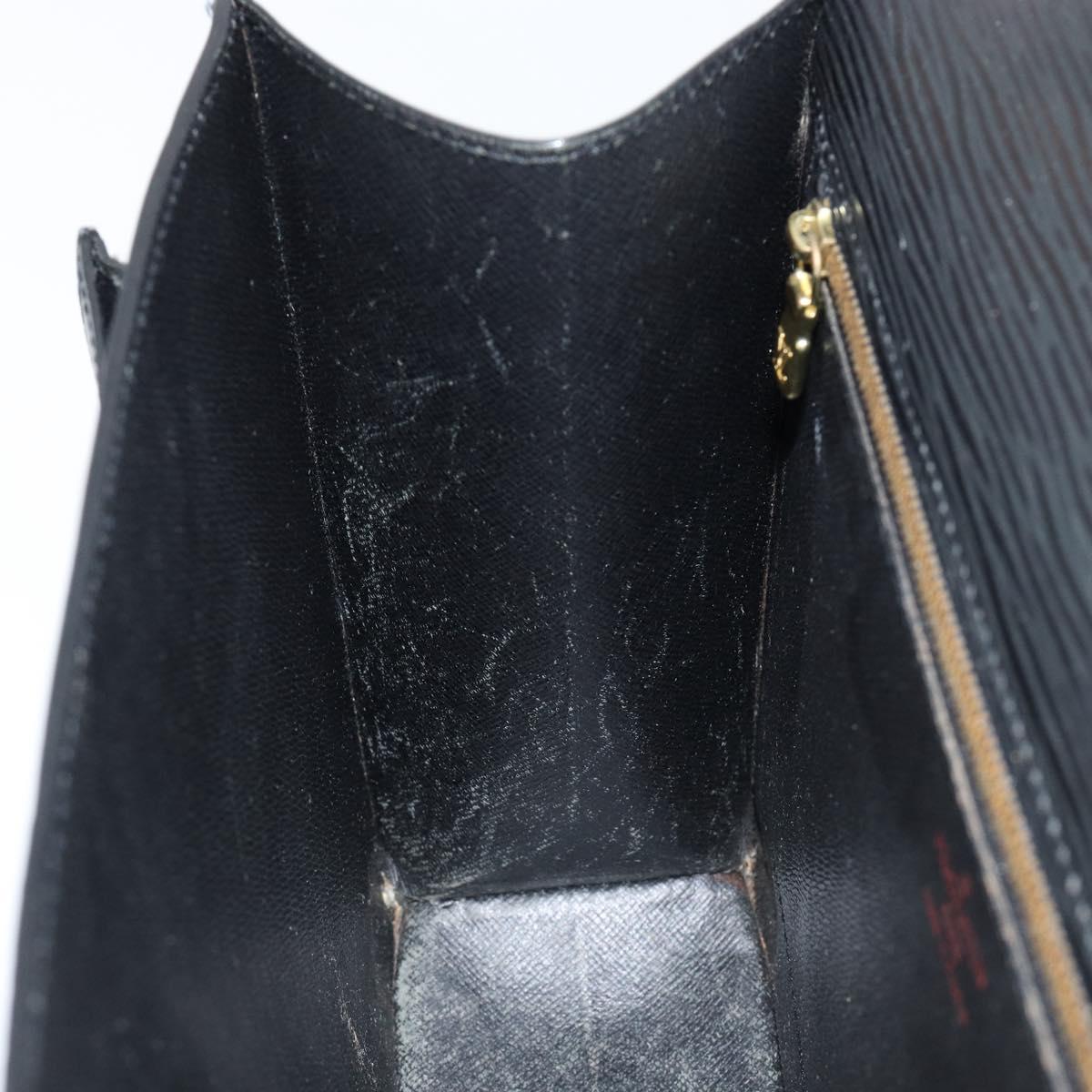 LOUIS VUITTON Epi Monceau 28 Hand Bag Black M52122 LV Auth bs30382