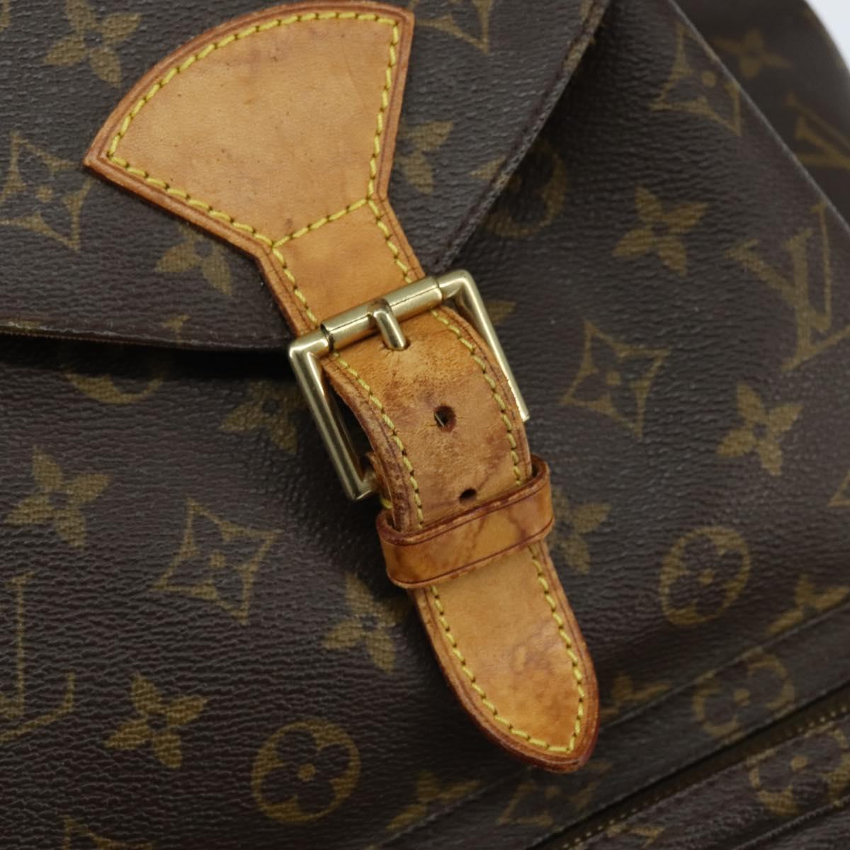 LOUIS VUITTON Monogram Montsouris GM Backpack M51135 LV Auth bs30387