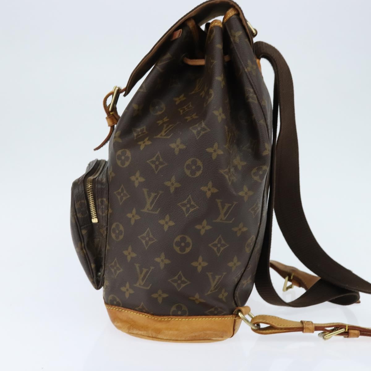 LOUIS VUITTON Monogram Montsouris GM Backpack M51135 LV Auth bs30387