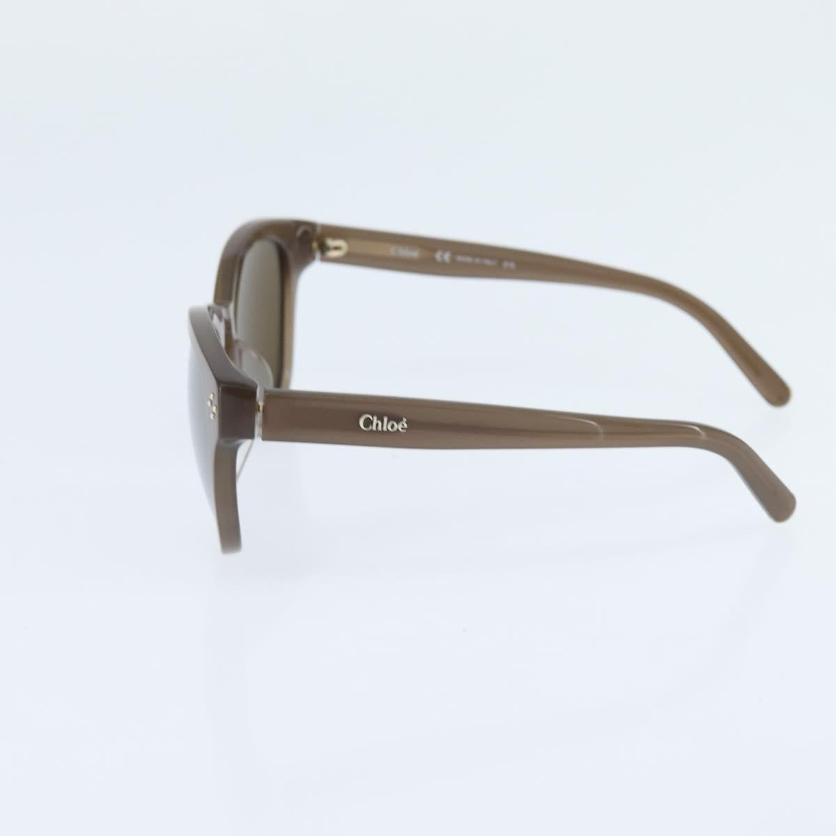 Chloe Sunglasses plastic Brown Auth bs30390