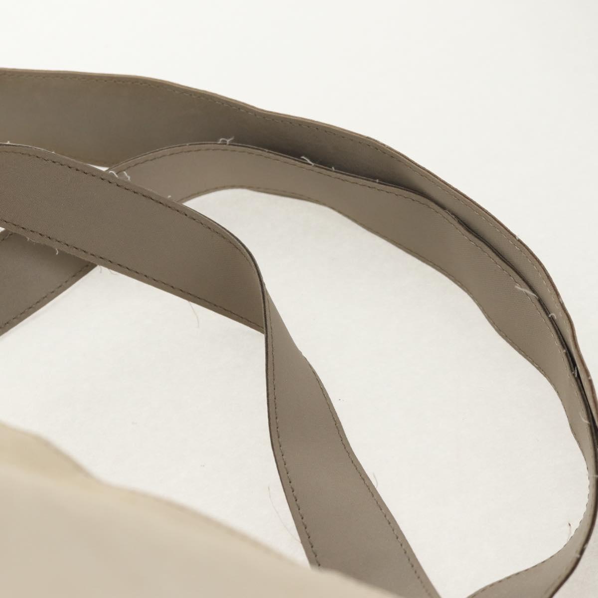 CHANEL Sports Line Tote Bag Nylon 2way Gray Silver CC Auth bs30392