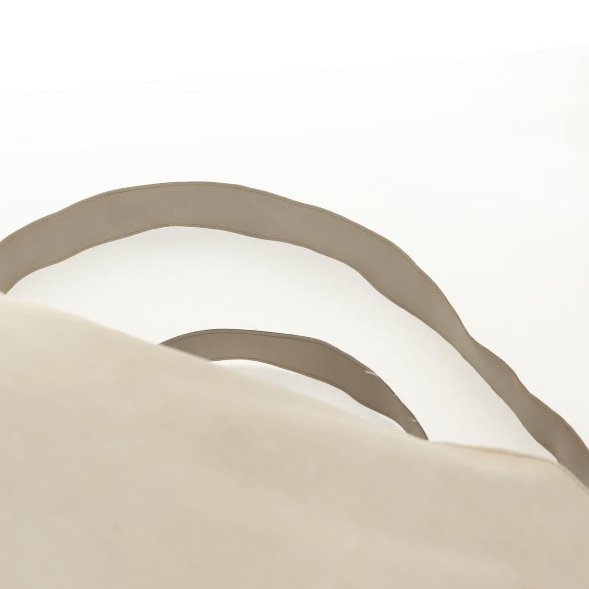 CHANEL Sports Line Tote Bag Nylon 2way Gray Silver CC Auth bs30392