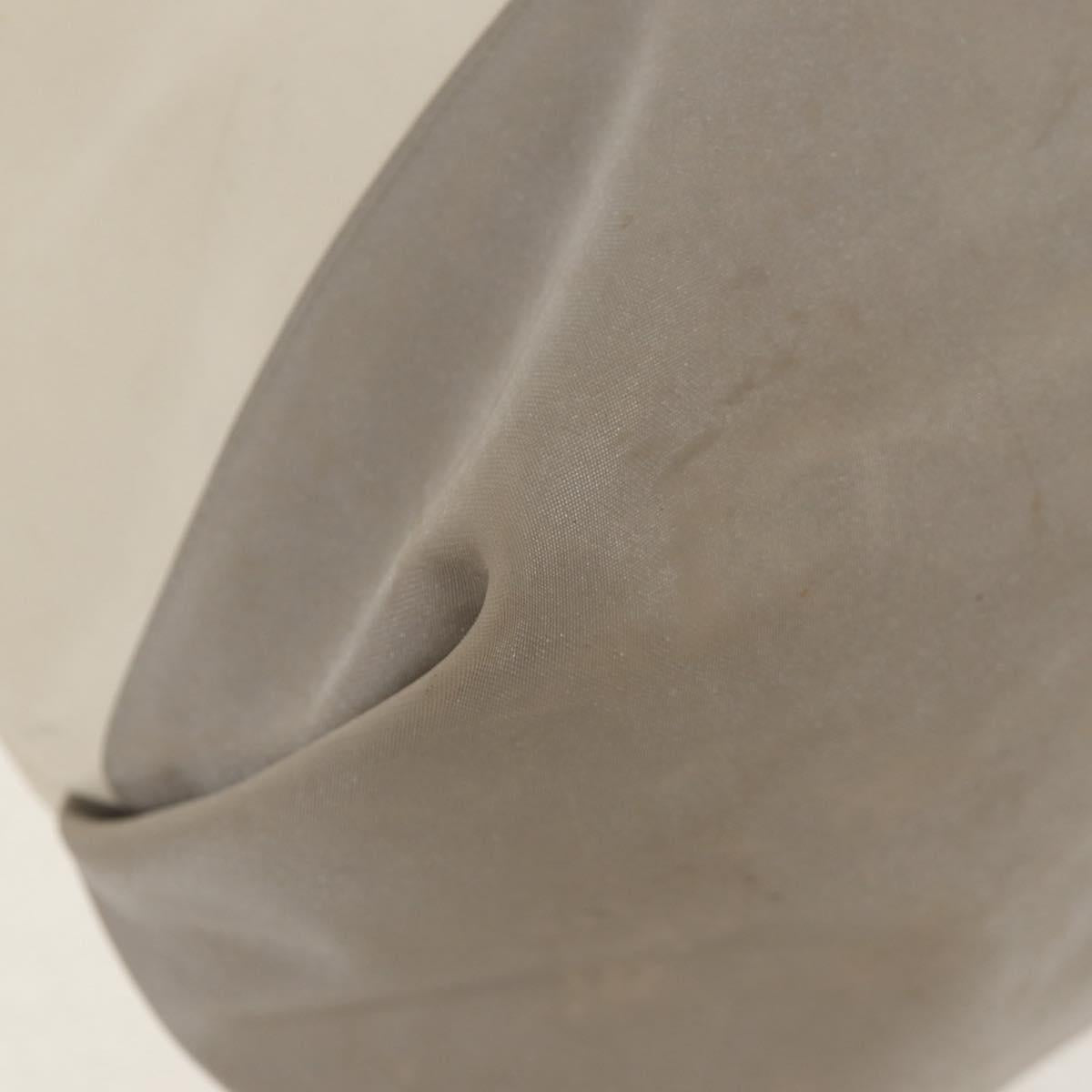 CHANEL Sports Line Tote Bag Nylon 2way Gray Silver CC Auth bs30392