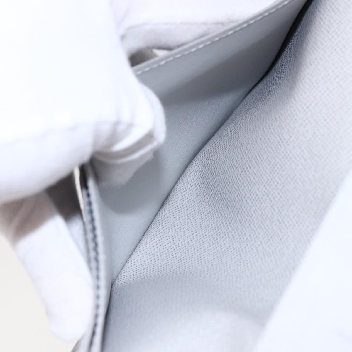 LOUIS VUITTON Portefeuille Brother Logo Story Wallet White M67822 Auth bs30418