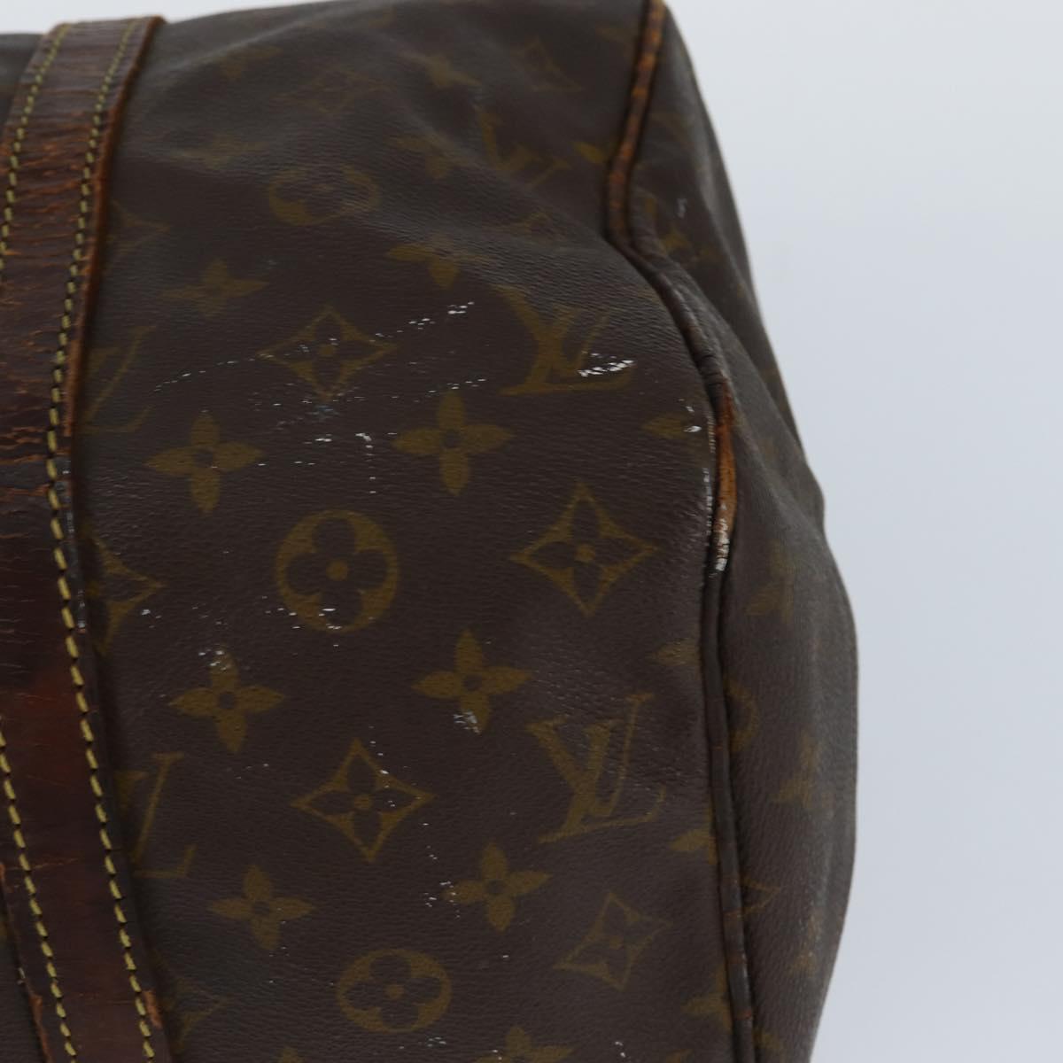 LOUIS VUITTON Monogram Sac Souple 35 Boston Bag M41626 LV Auth bs30426