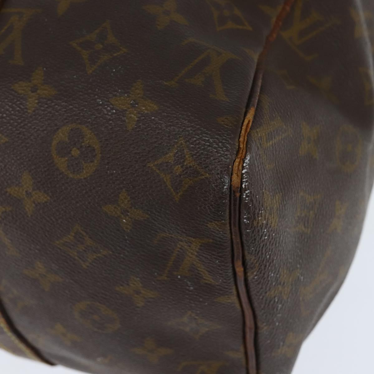 LOUIS VUITTON Monogram Sac Souple 35 Boston Bag M41626 LV Auth bs30426