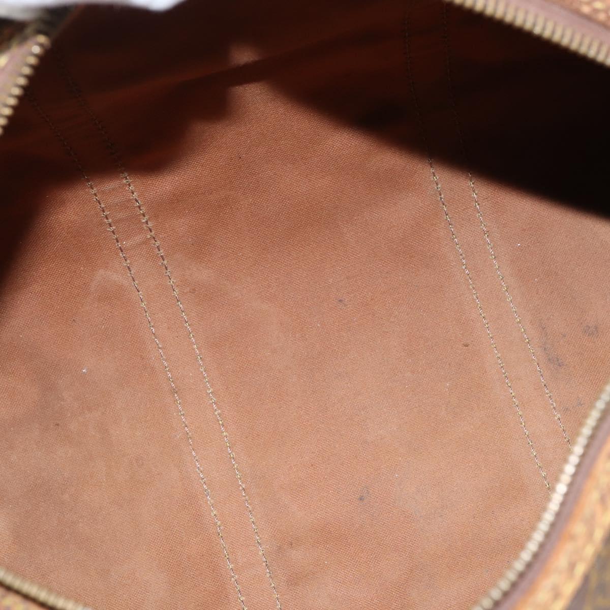 LOUIS VUITTON Monogram Sac Souple 35 Boston Bag M41626 LV Auth bs30426