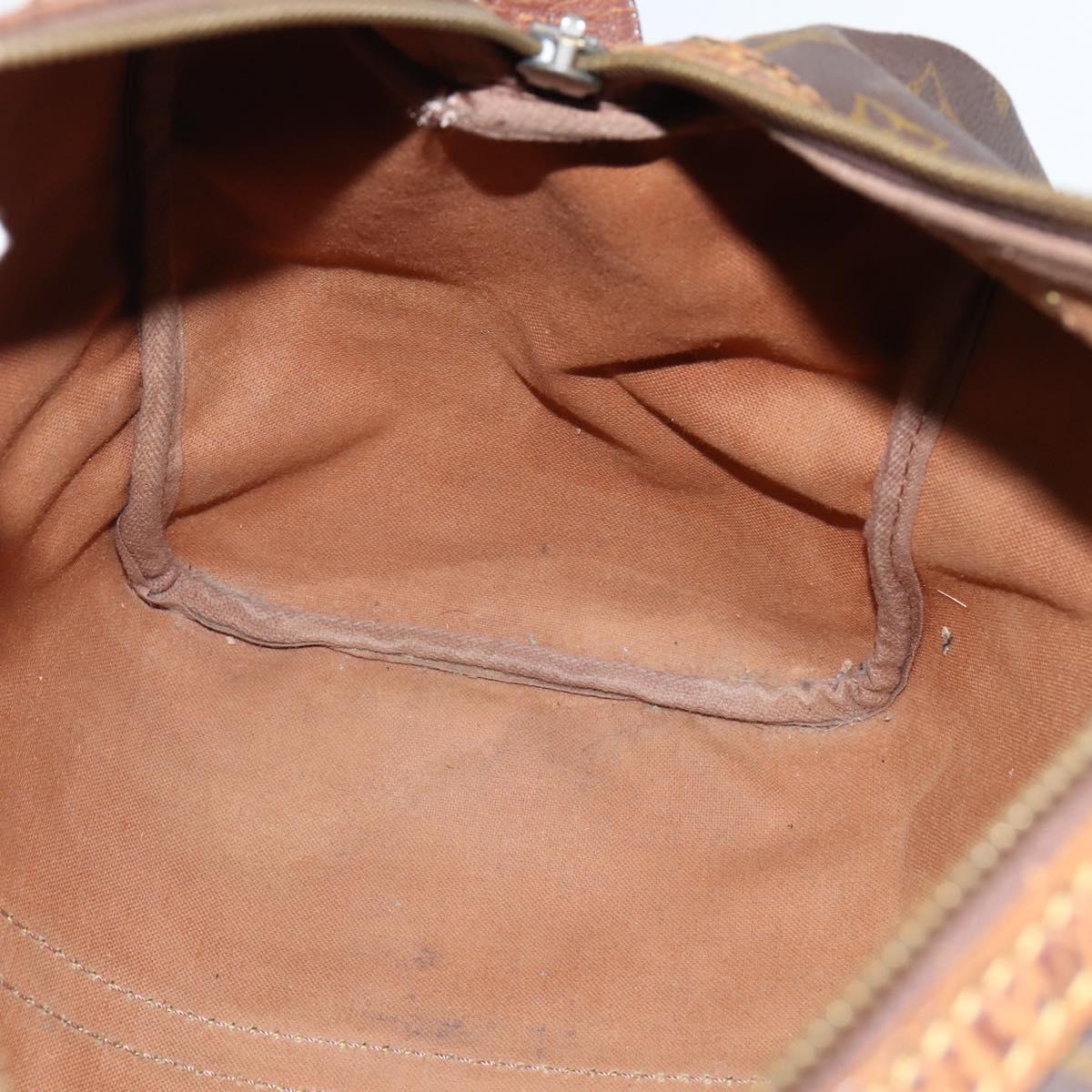 LOUIS VUITTON Monogram Sac Souple 35 Boston Bag M41626 LV Auth bs30426