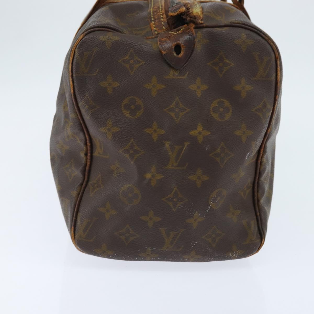 LOUIS VUITTON Monogram Sac Souple 35 Boston Bag M41626 LV Auth bs30426