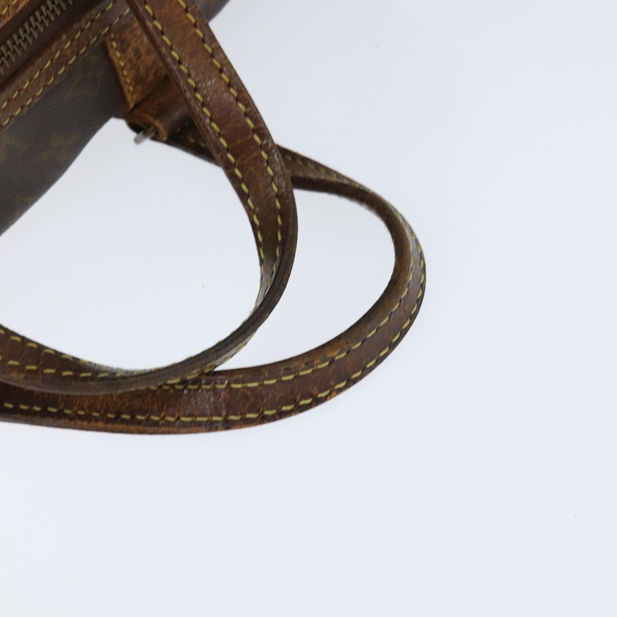 LOUIS VUITTON Monogram Sac Souple 35 Boston Bag M41626 LV Auth bs30426