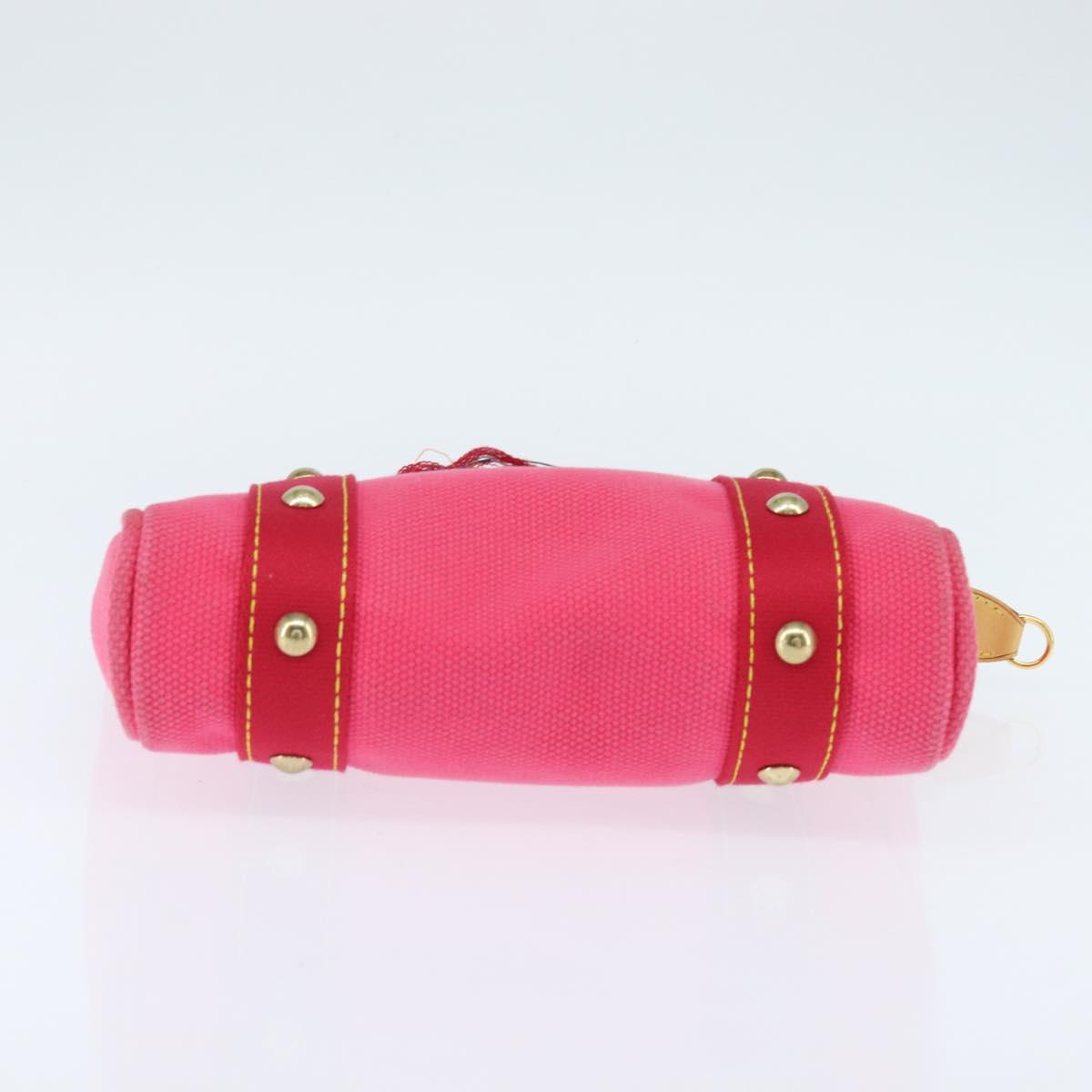 LOUIS VUITTON Antigua Cabas PM Hand Bag Rouge Pink M40088 LV Auth bs30428