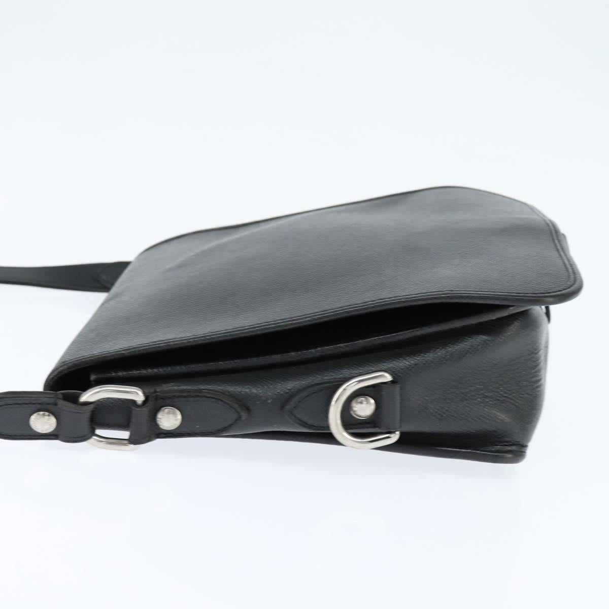 LOUIS VUITTON Taiga Andrei Shoulder Bag Ardoise M32482 LV Auth bs30447