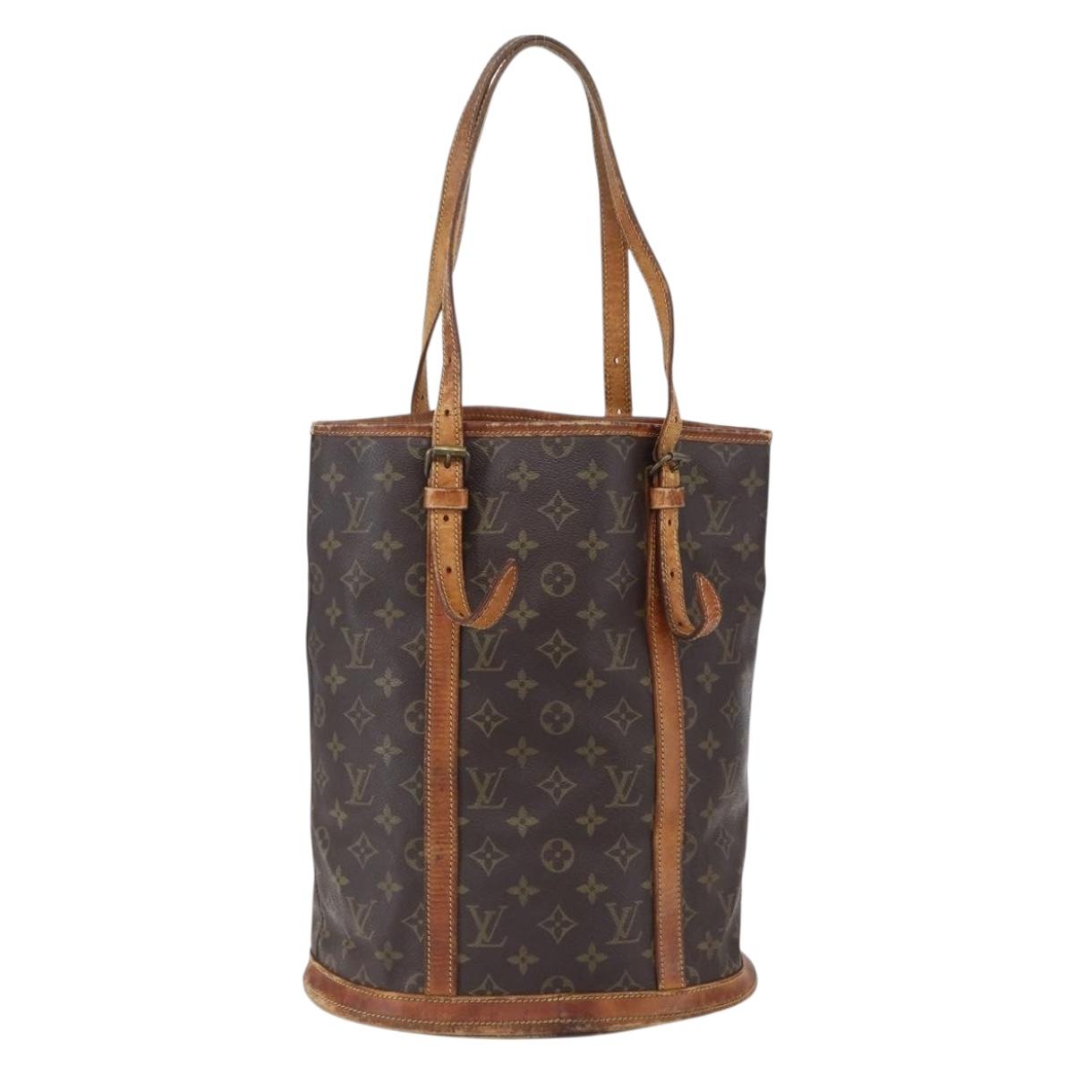 LOUIS VUITTON Monogram Bucket GM Shoulder Bag M42236 LV Auth bs30449