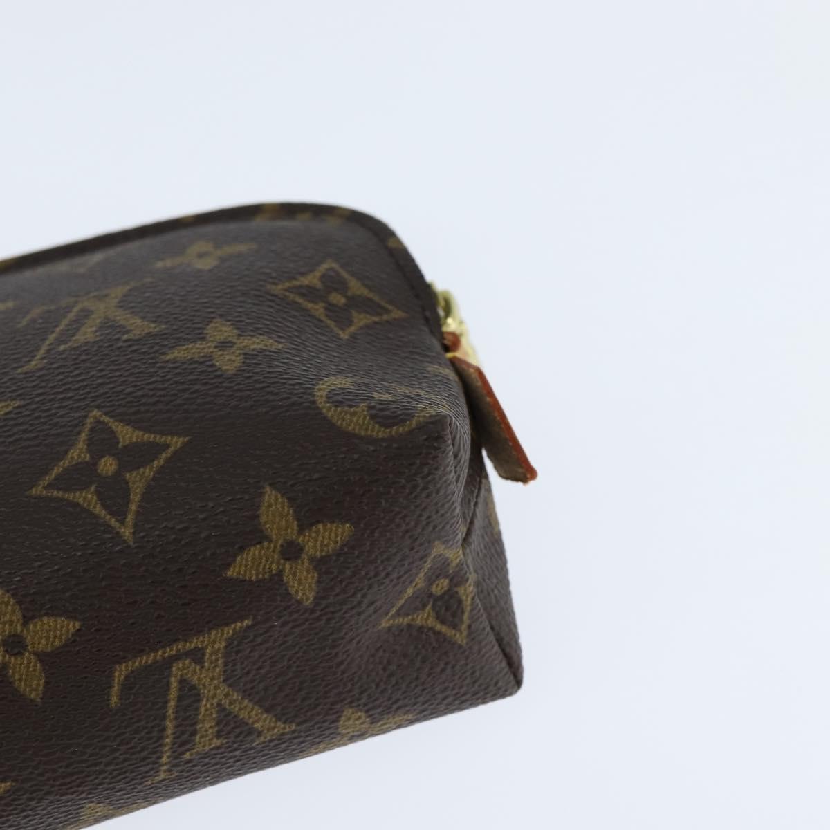 LOUIS VUITTON Monogram Pochette Cosmetic PM Cosmetic Pouch M47515 Auth bs30451