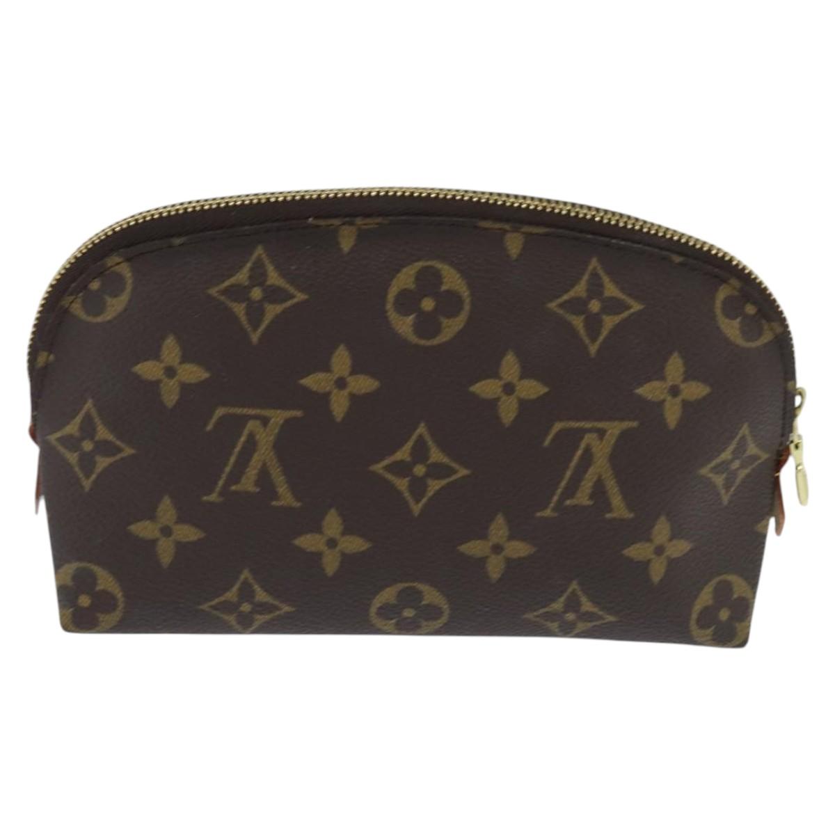 LOUIS VUITTON Monogram Pochette Cosmetic PM Cosmetic Pouch M47515 Auth bs30451