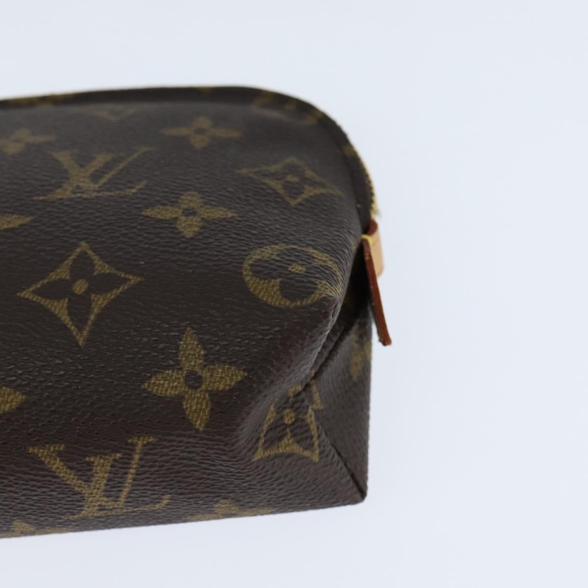 LOUIS VUITTON Monogram Pochette Cosmetic PM Cosmetic Pouch M47515 Auth bs30451