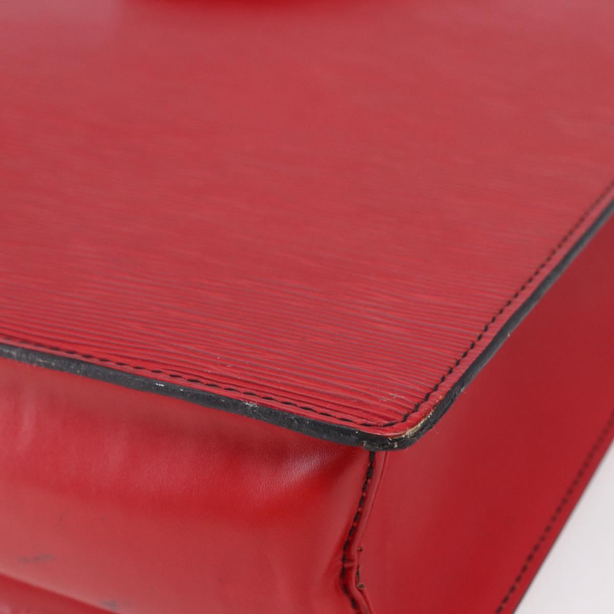 LOUIS VUITTON Epi Sac PlatPM Hand Bag Red M5274E LV Auth bs30455