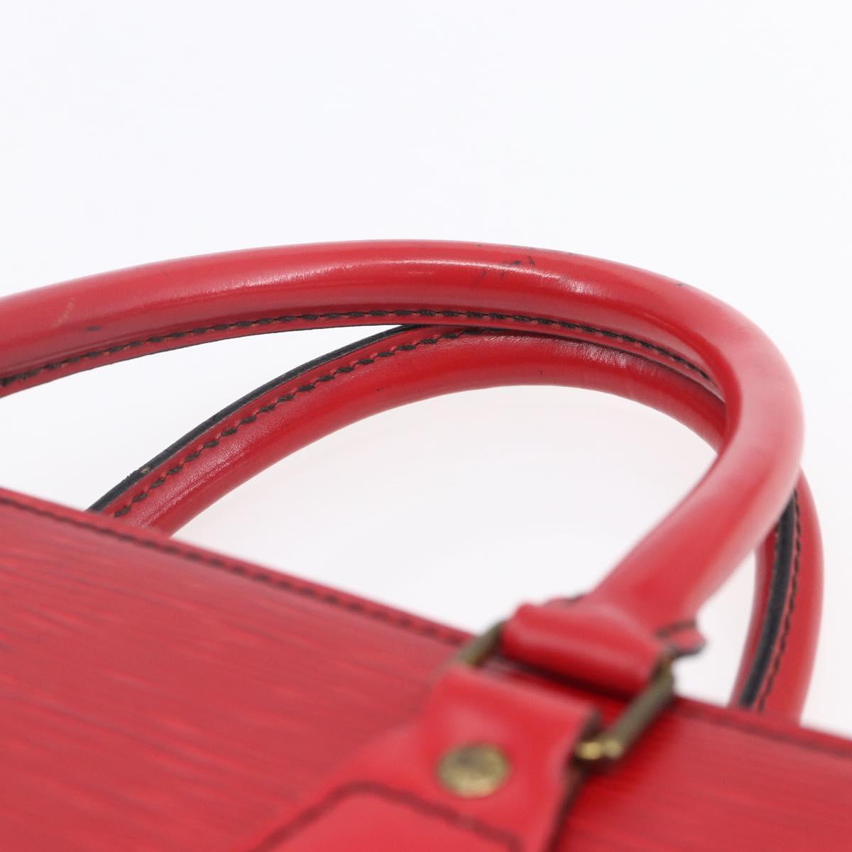 LOUIS VUITTON Epi Sac PlatPM Hand Bag Red M5274E LV Auth bs30455