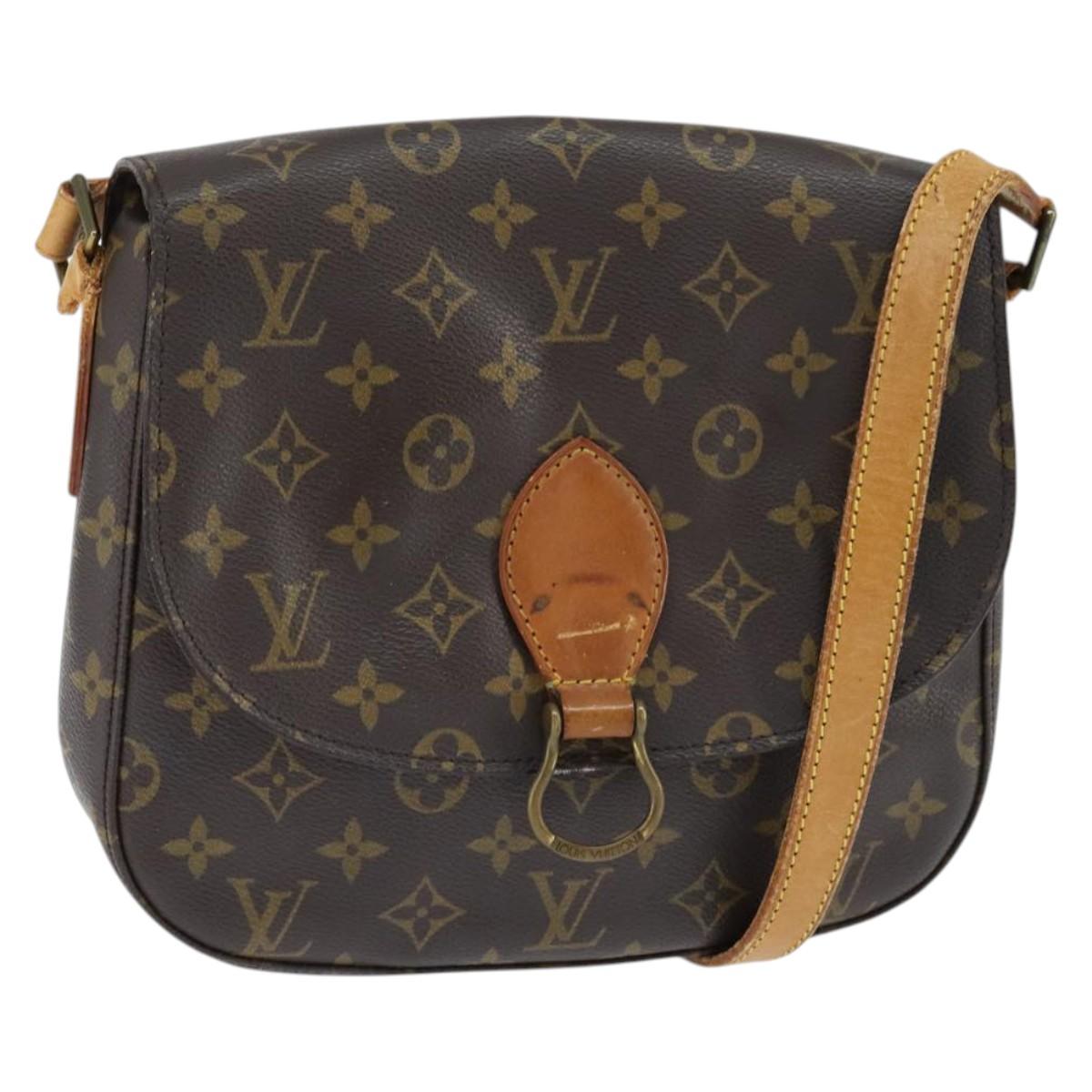 LOUIS VUITTON Monogram Saint Cloud GM Shoulder Bag M51242 LV Auth bs30513