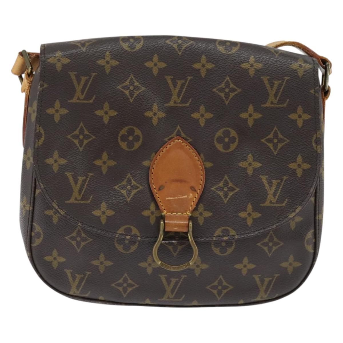 LOUIS VUITTON Monogram Saint Cloud GM Shoulder Bag M51242 LV Auth bs30513