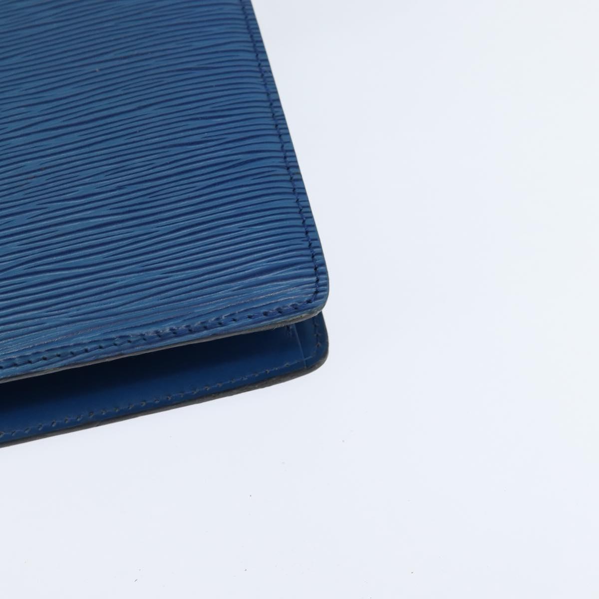 LOUIS VUITTON Epi Capuchin Shoulder Bag Blue M52345 LV Auth bs30516