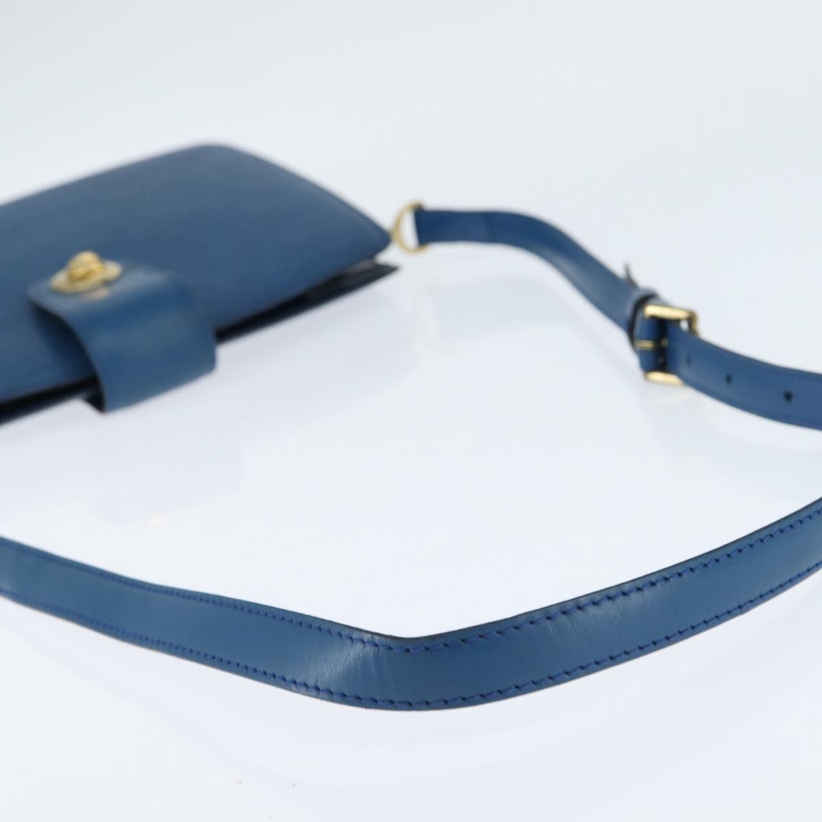 LOUIS VUITTON Epi Capuchin Shoulder Bag Blue M52345 LV Auth bs30516