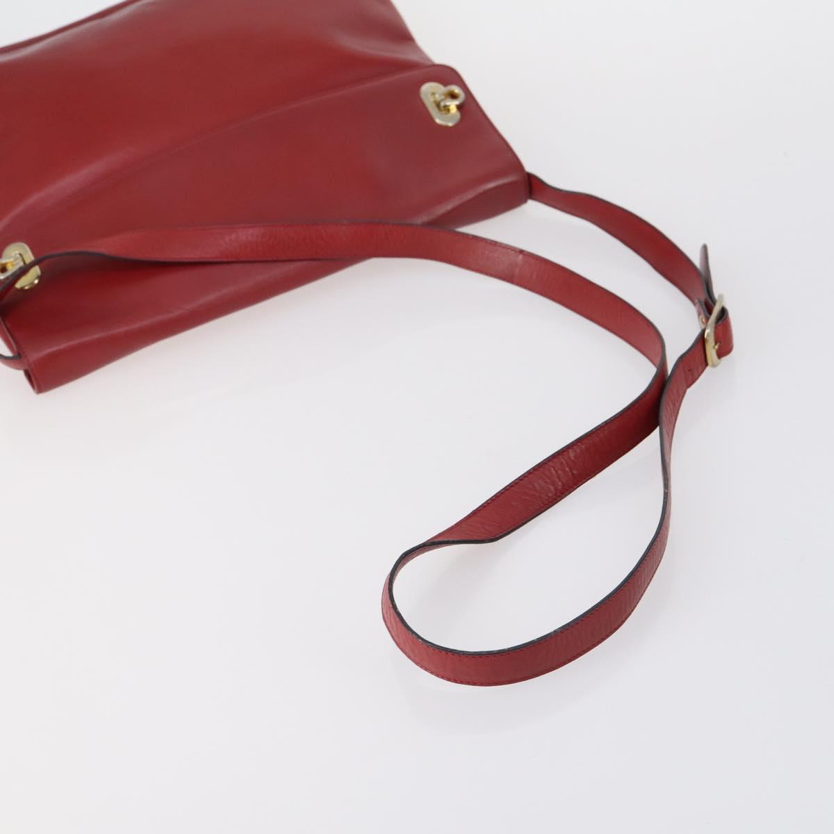 Salvatore Ferragamo Bag Leather Canvas Nylon 4 Set Black Red yellow Auth bs30526