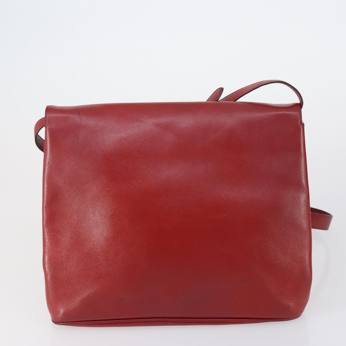 Salvatore Ferragamo Bag Leather Canvas Nylon 4 Set Black Red yellow Auth bs30526