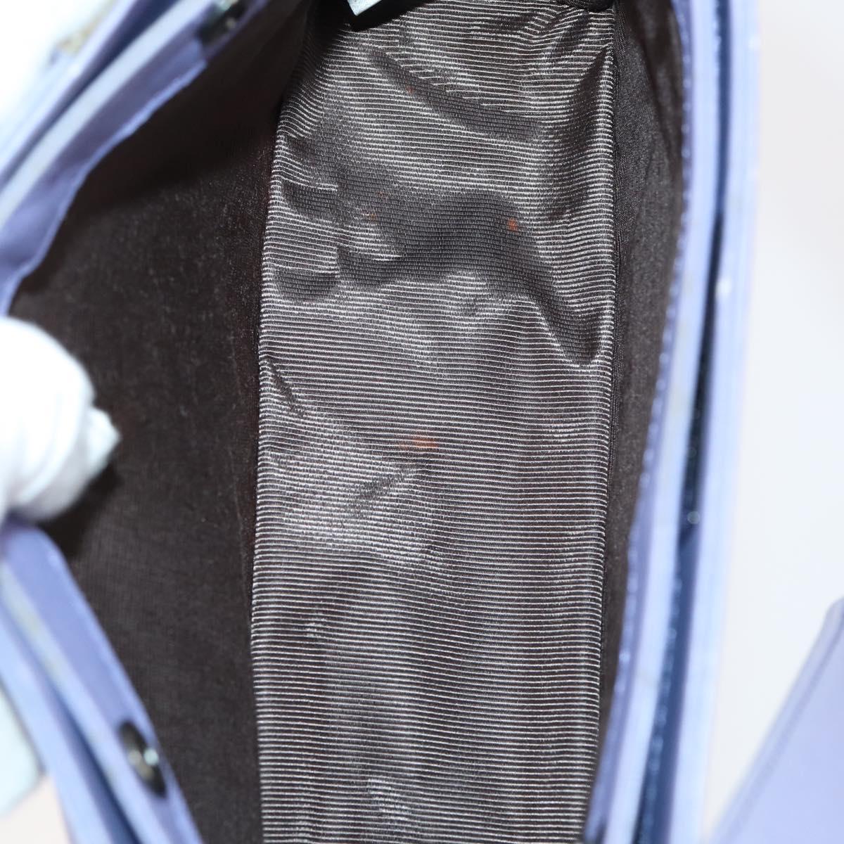 GIVENCHY Hand Bag Leather Nylon Canvas 5 Set Brown Black purple Auth bs30528