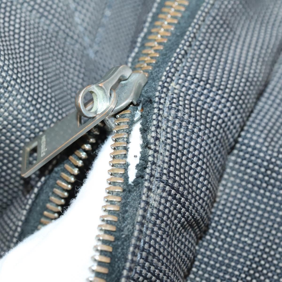 HERMES Tote Bag Canvas 4 Set Black Navy khaki Auth bs30530