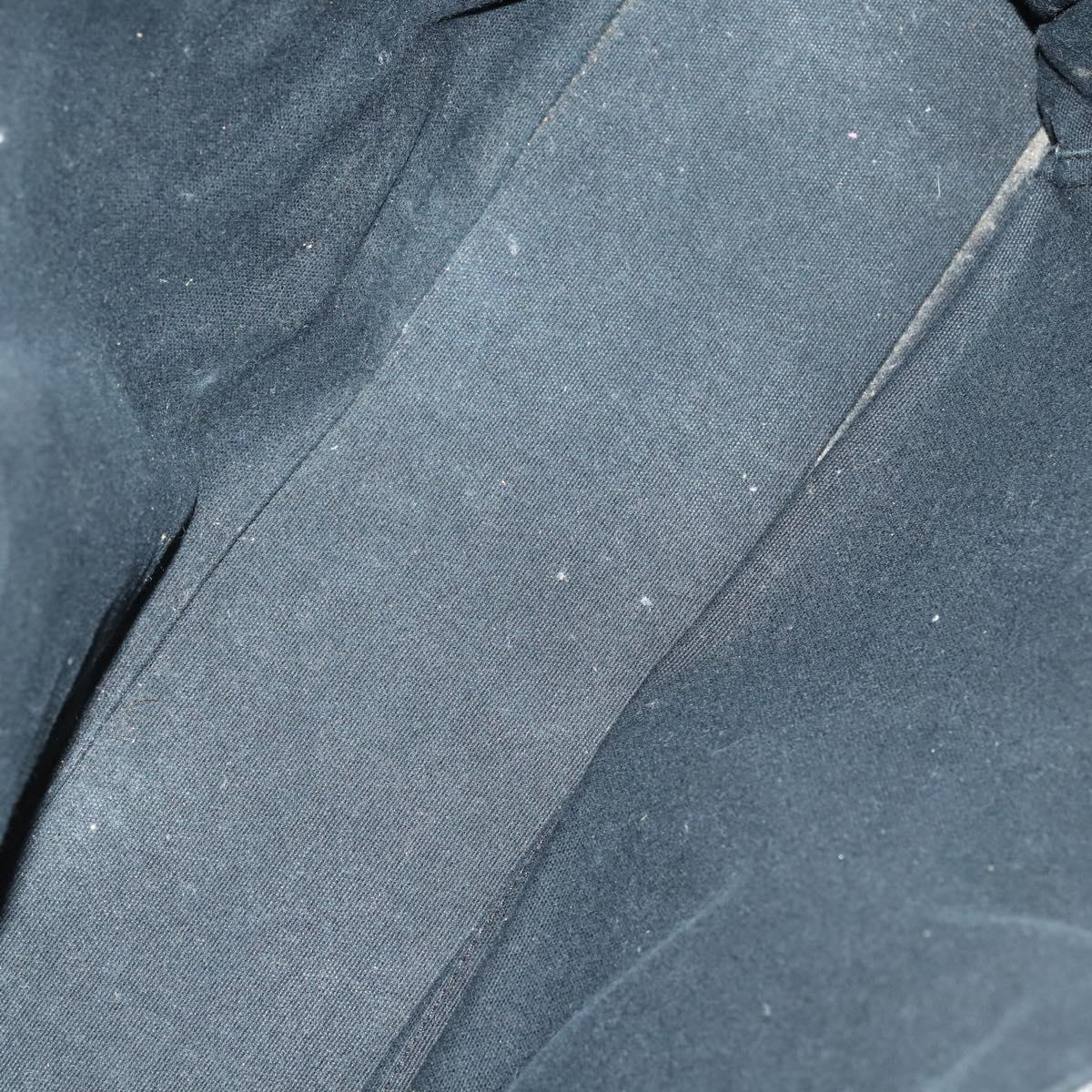 HERMES Tote Bag Canvas 4 Set Black Navy khaki Auth bs30530