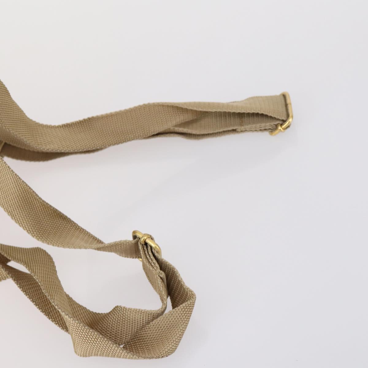 ETRO Paisley Shoulder Bag Nylon PVC 5 Set Beige Brown Auth bs30532