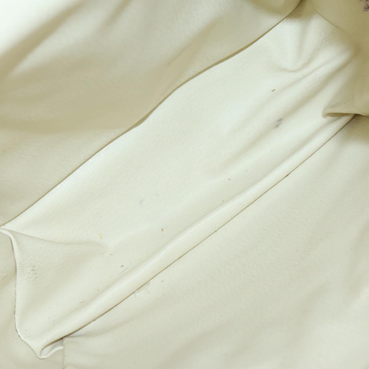 ETRO Paisley Shoulder Bag Nylon PVC 5 Set Beige Brown Auth bs30532